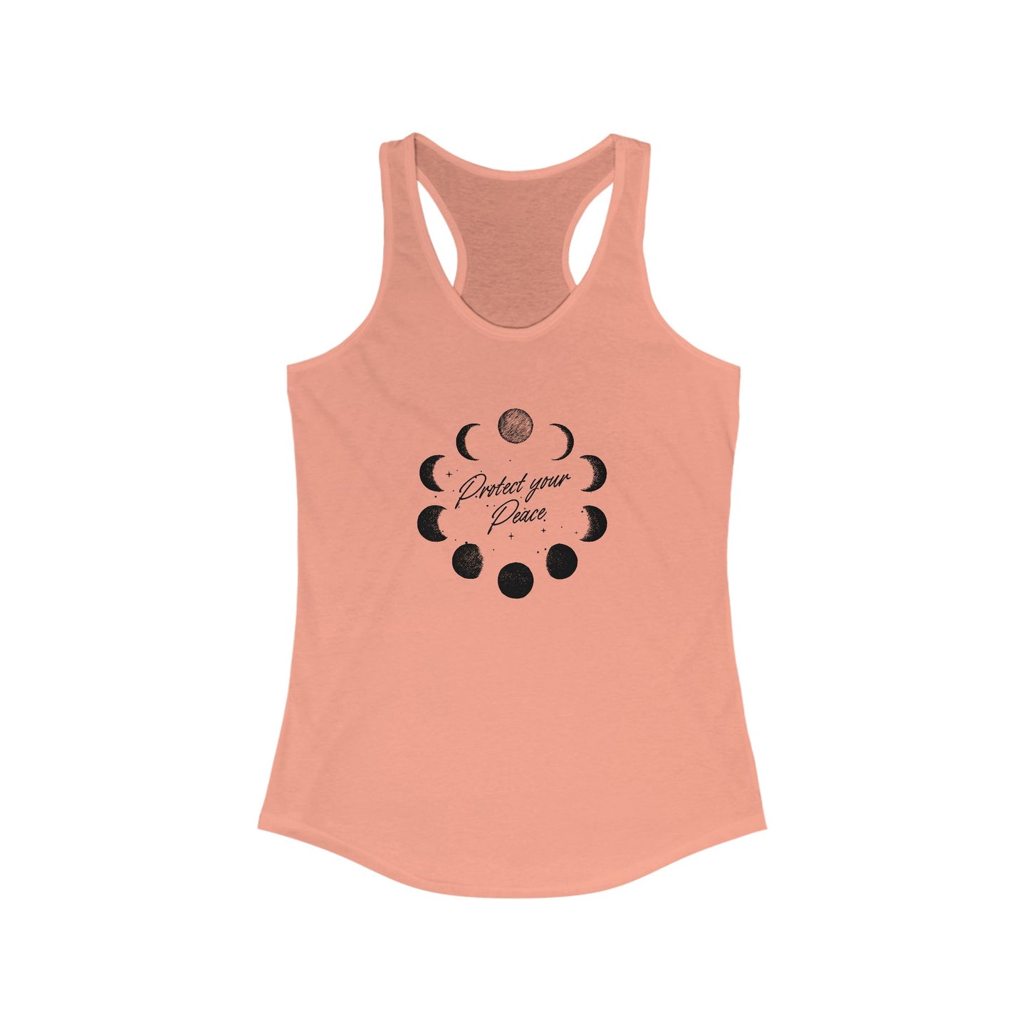 Moon Phases Women’s Tank – Spiritual Shirt, Celestial Gift, Astrology Racerback, Yoga or Summer Top