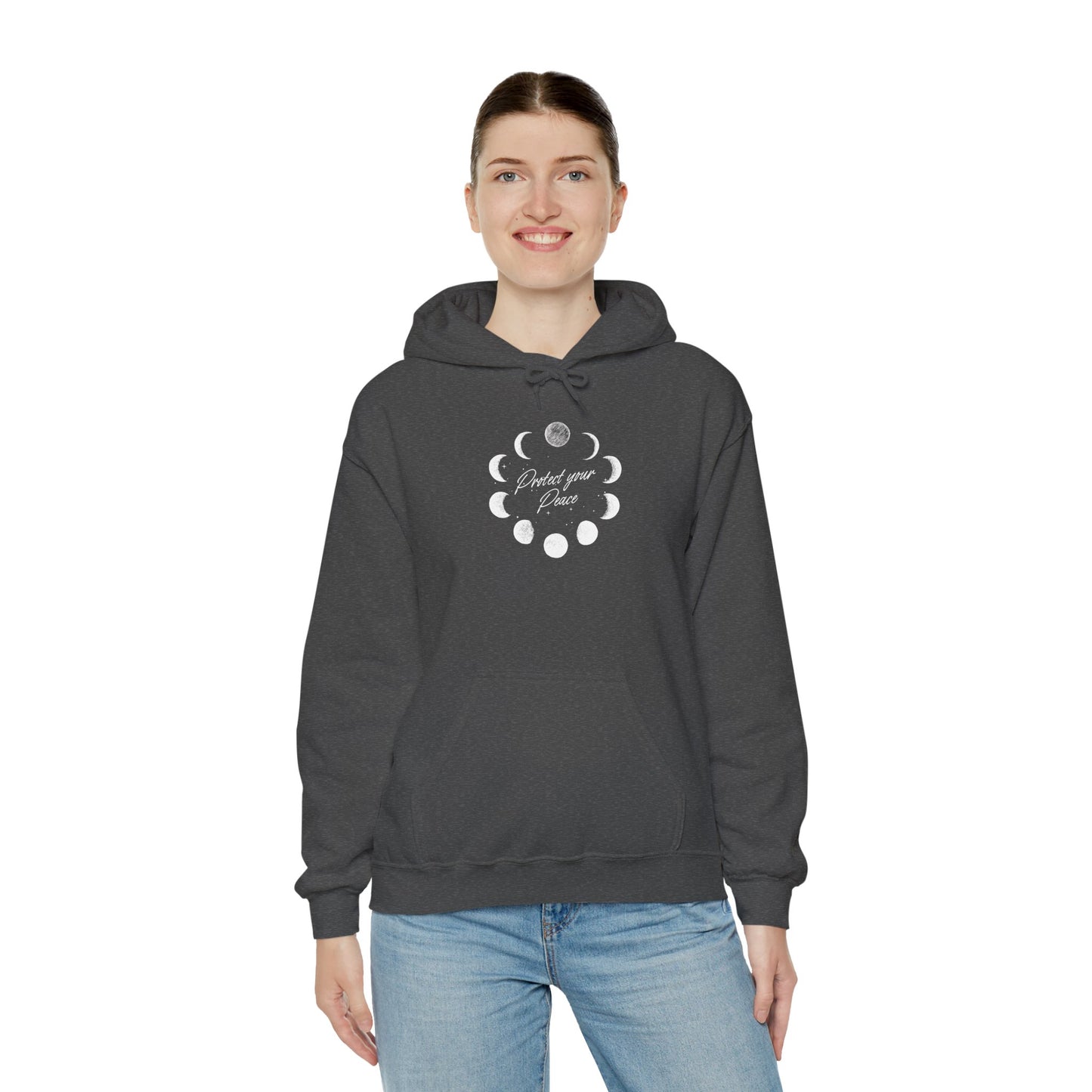 Celestial Phases Women's Hoodie – Moon Phase Sweatshirt, Cozy Astrology Gift, Spiritual Fall Fashion