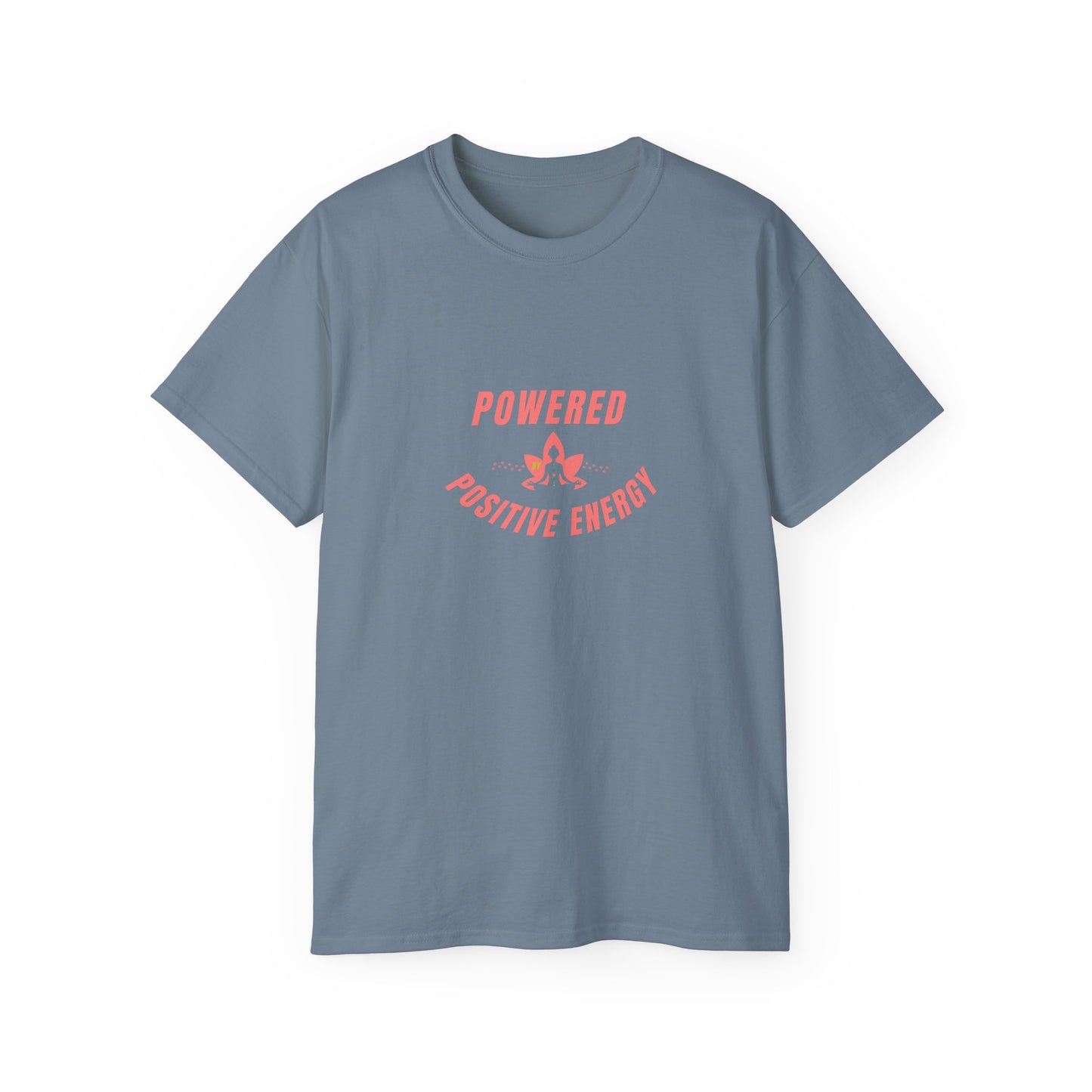 'Powered by Positive Energy' Ultra Cotton Tee - Inspirational Casual Wear
