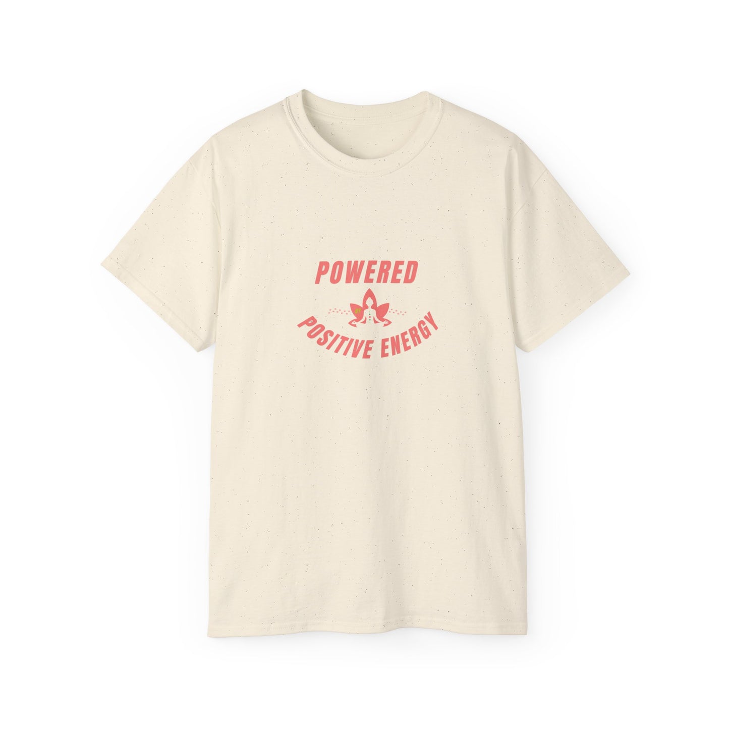 'Powered by Positive Energy' Ultra Cotton Tee - Inspirational Casual Wear