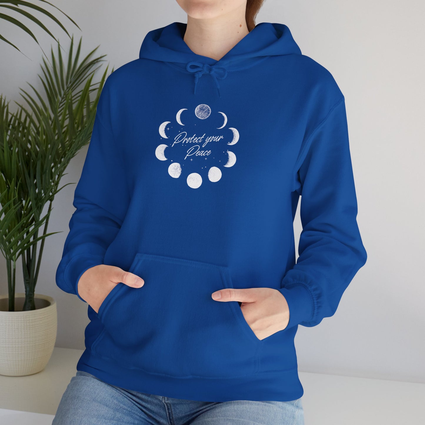 Celestial Phases Women's Hoodie – Moon Phase Sweatshirt, Cozy Astrology Gift, Spiritual Fall Fashion