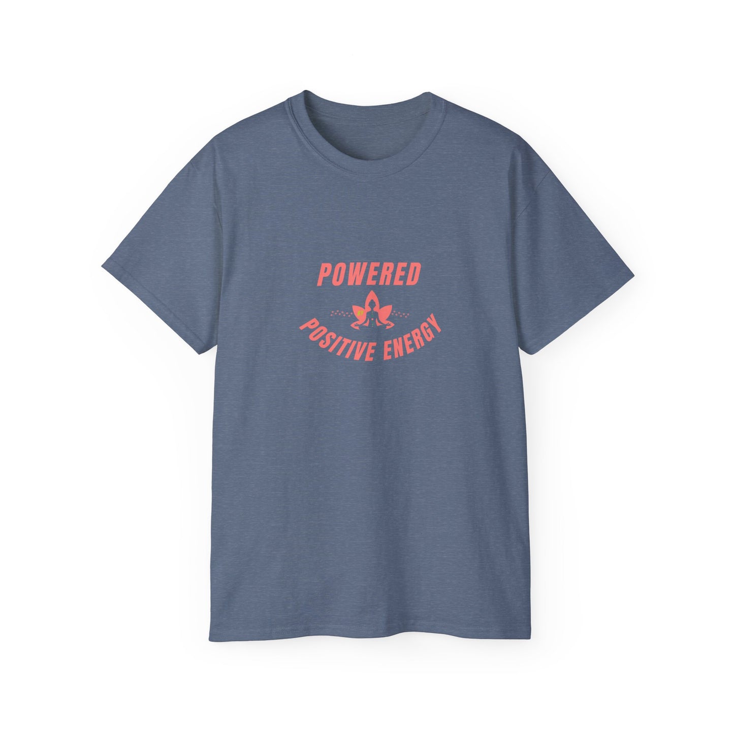 'Powered by Positive Energy' Ultra Cotton Tee - Inspirational Casual Wear