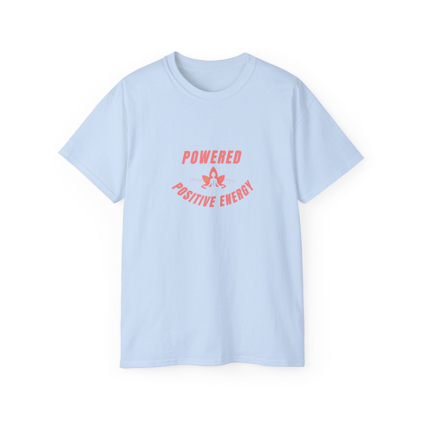 'Powered by Positive Energy' Ultra Cotton Tee - Inspirational Casual Wear