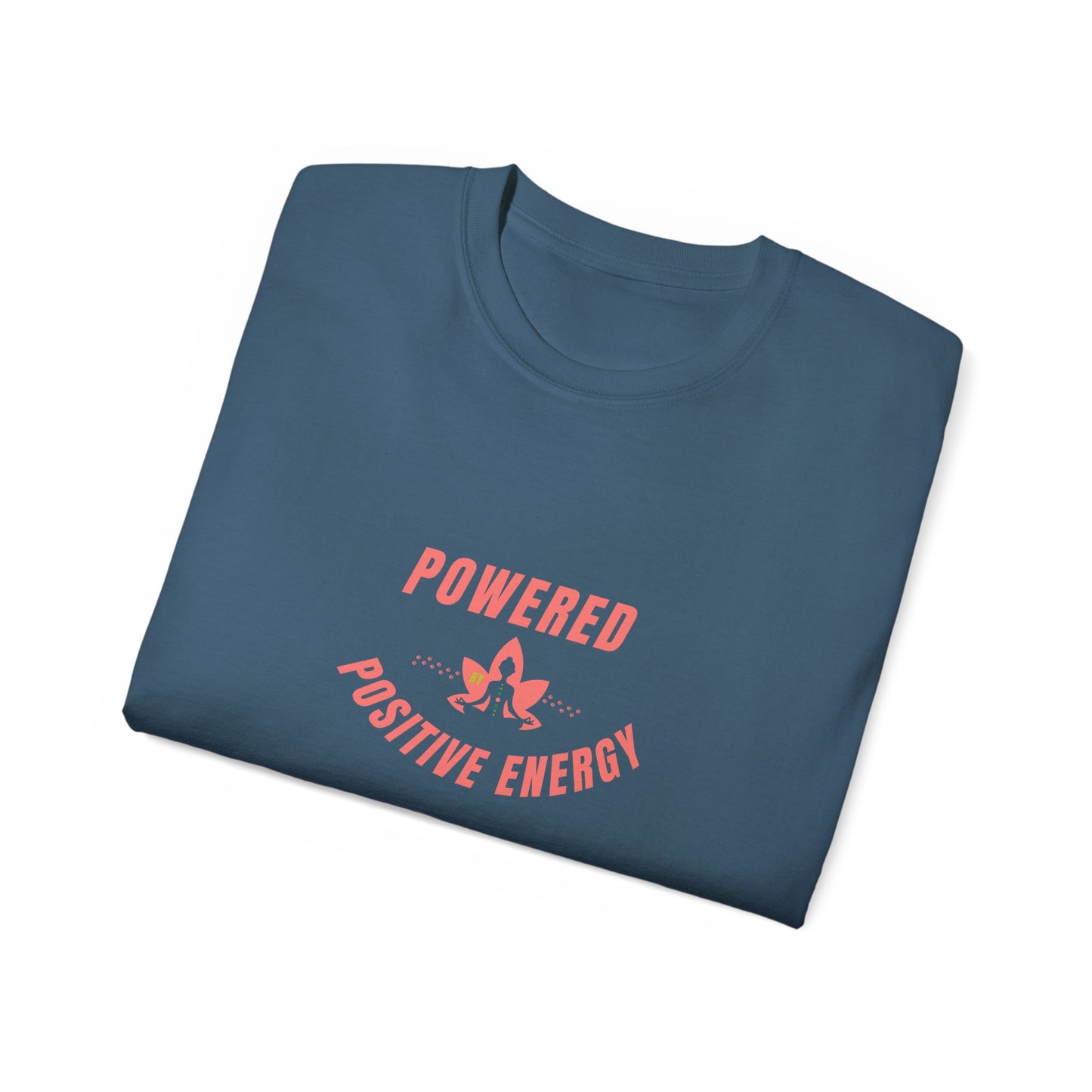 'Powered by Positive Energy' Ultra Cotton Tee - Inspirational Casual Wear