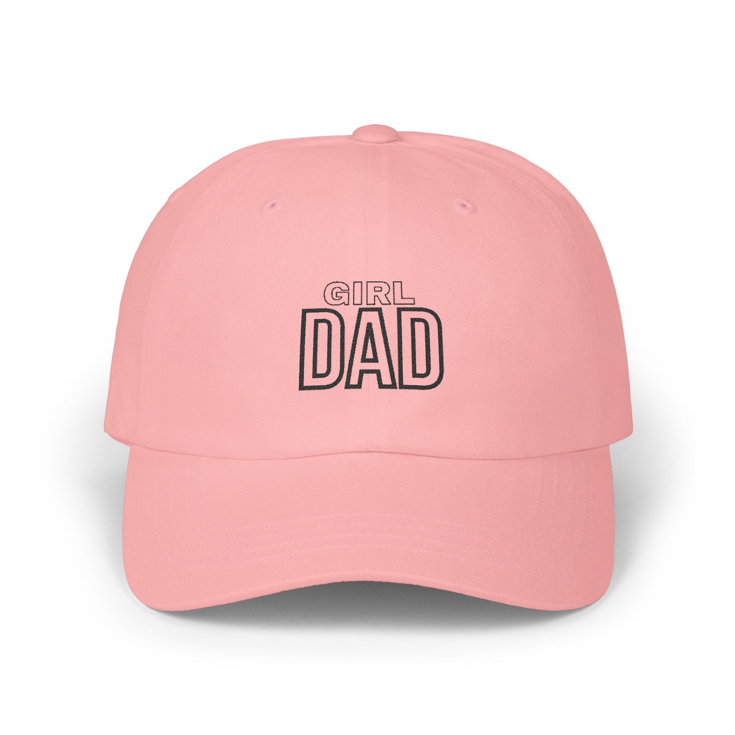 Classic Dad Cap with 'Girl Dad' Embroidery, Father's Day Gift, Dad Hat, Adjustable Baseball Cap, Casual Wear