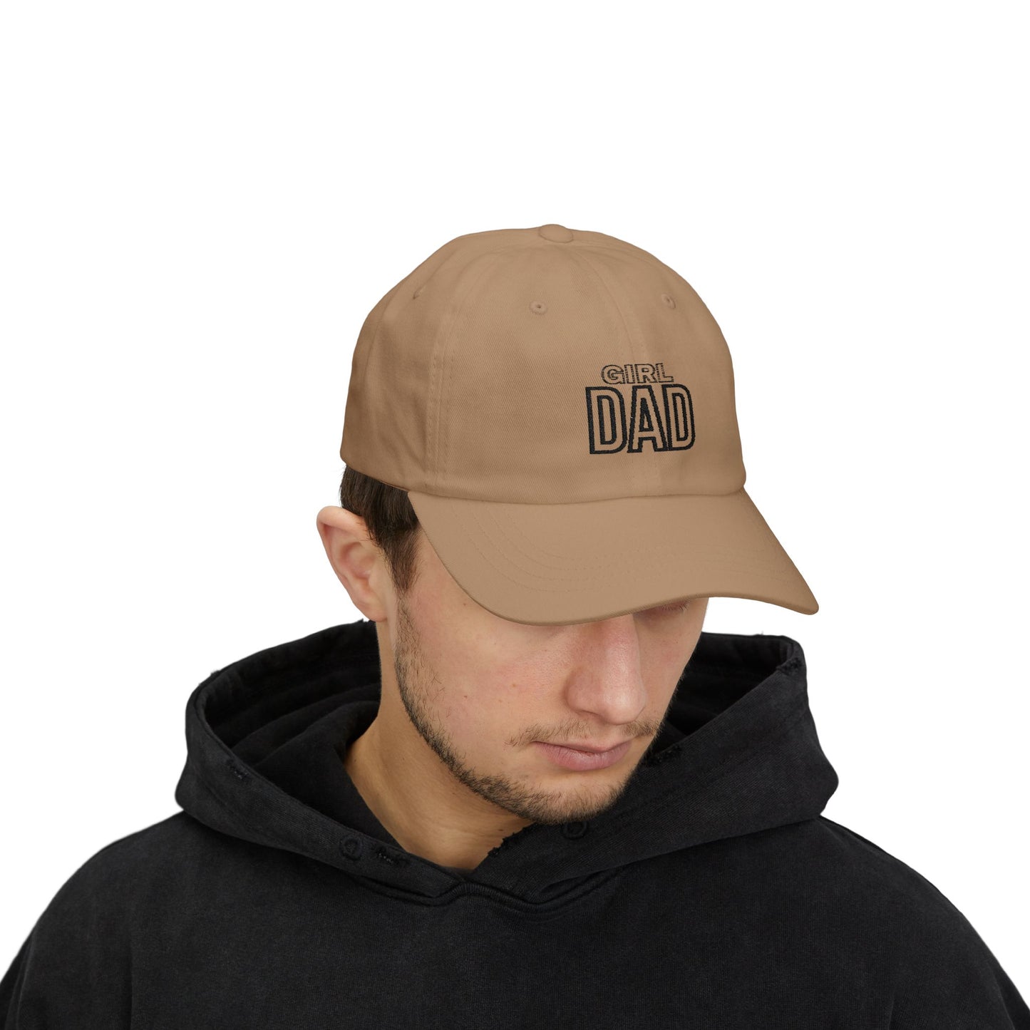 Classic Dad Cap with 'Girl Dad' Embroidery, Father's Day Gift, Dad Hat, Adjustable Baseball Cap, Casual Wear