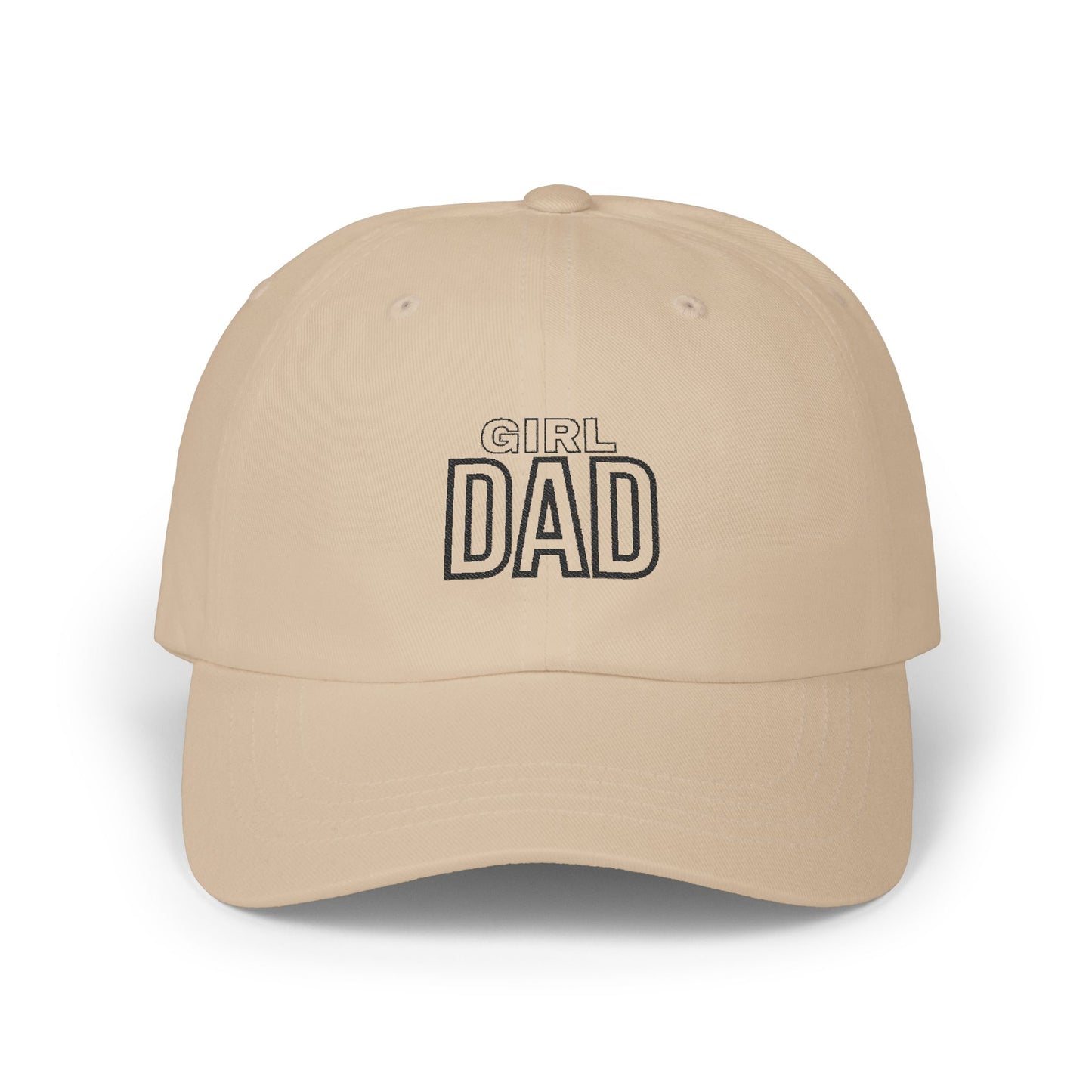 Classic Dad Cap with 'Girl Dad' Embroidery, Father's Day Gift, Dad Hat, Adjustable Baseball Cap, Casual Wear