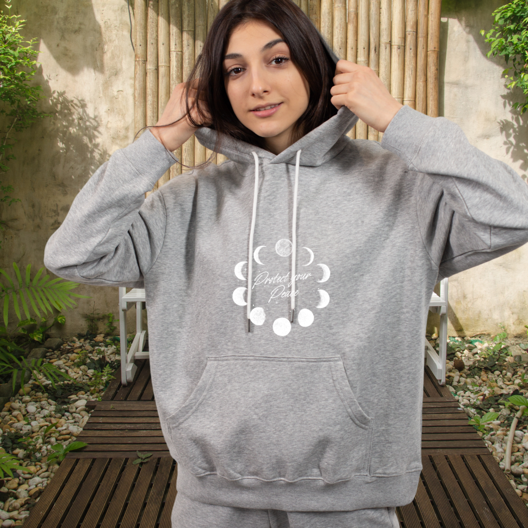 Celestial Phases Women's Hoodie – Moon Phase Sweatshirt, Cozy Astrology Gift, Spiritual Fall Fashion