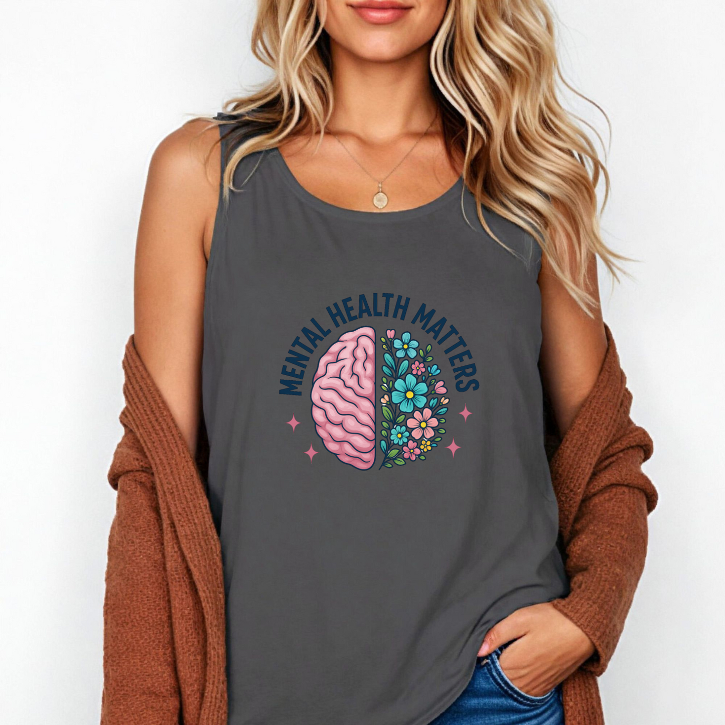 Unisex Mental Health Matters Tank Top - Comfortable & Stylish