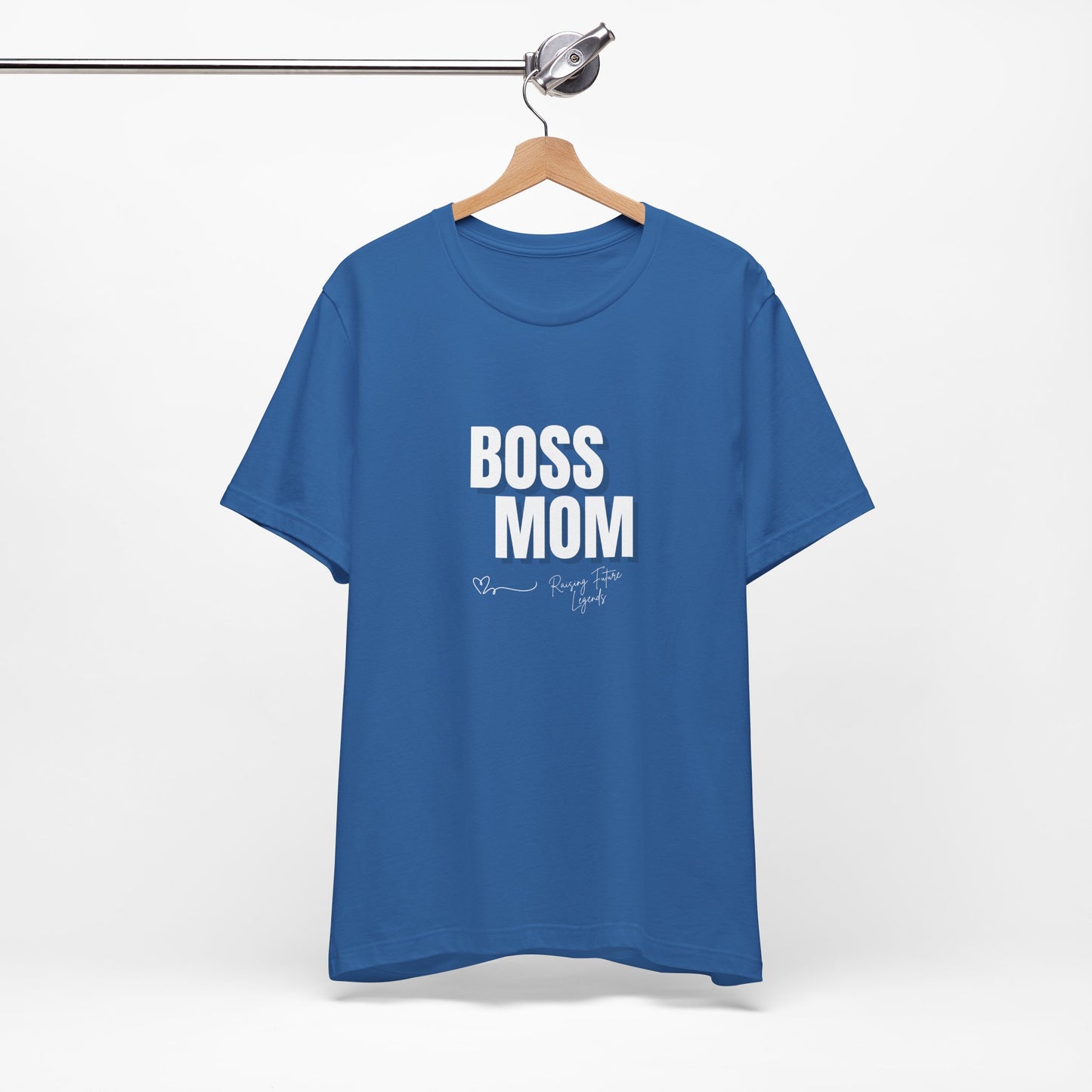 Boss Mom Jersey Short Sleeve Tee - Perfect Gift for Mother's Day and Everyday Wear