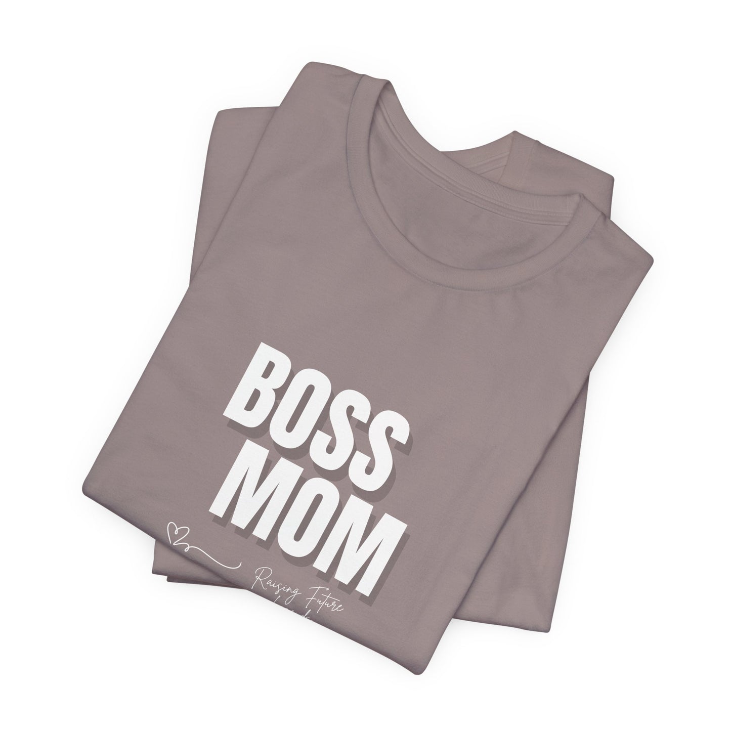 Boss Mom Jersey Short Sleeve Tee - Perfect Gift for Mother's Day and Everyday Wear