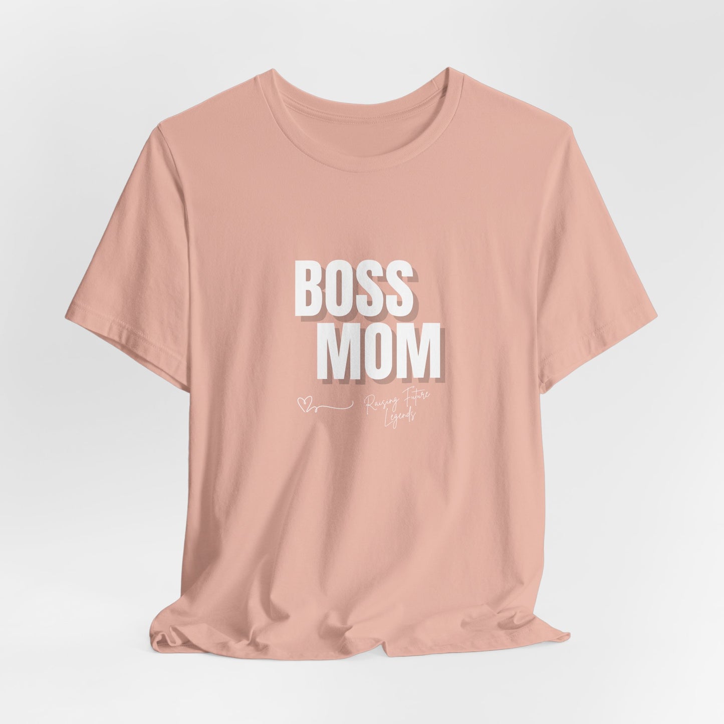 Boss Mom Jersey Short Sleeve Tee - Perfect Gift for Mother's Day and Everyday Wear