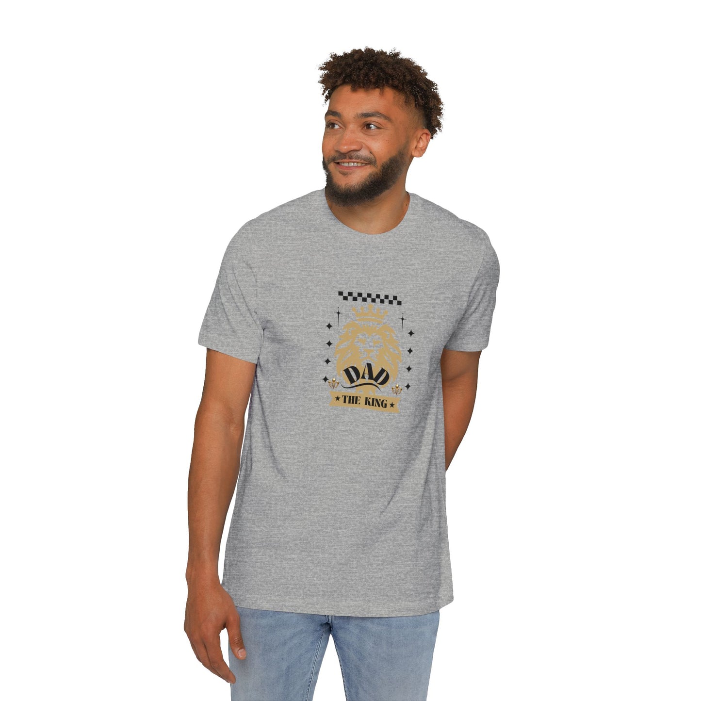 Majestic Lion T-Shirt | The King Design | Jersey Tee, Casual Wear, Gift for Lion Lovers, Birthday, Royalty Theme