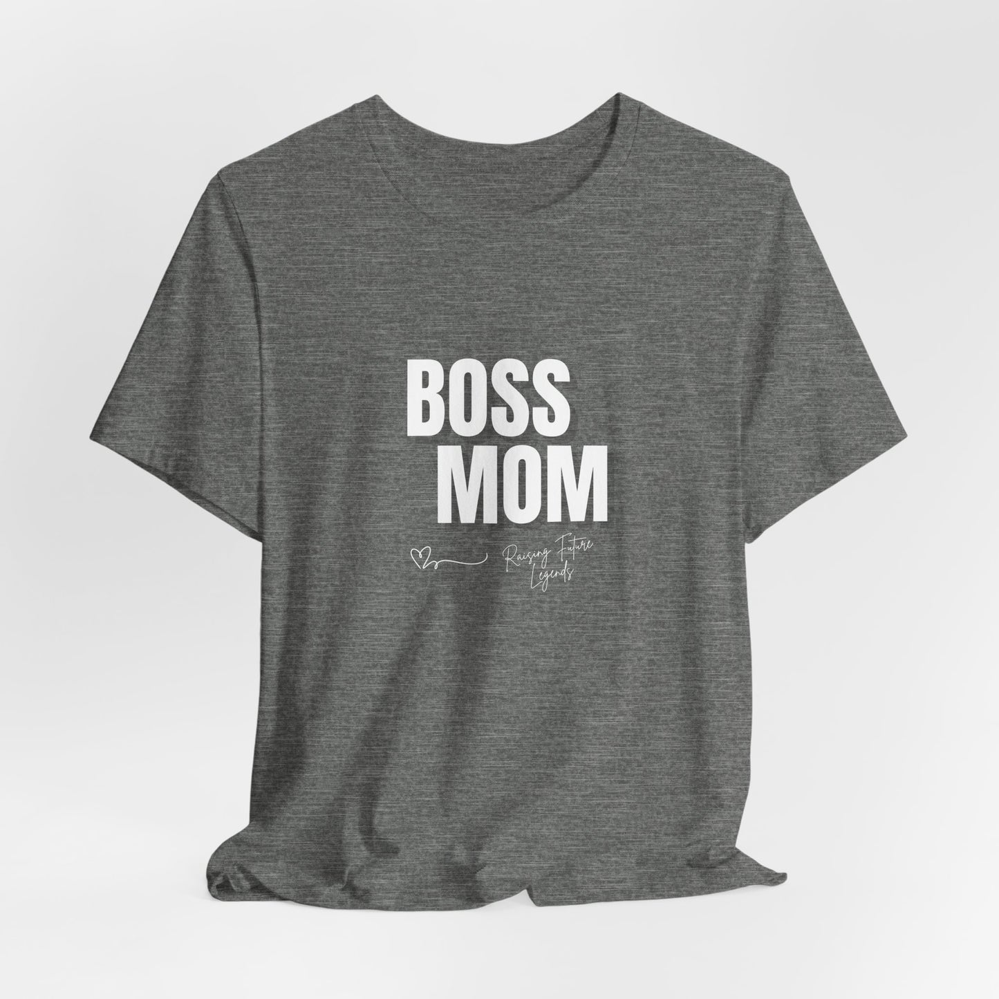 Boss Mom Jersey Short Sleeve Tee - Perfect Gift for Mother's Day and Everyday Wear
