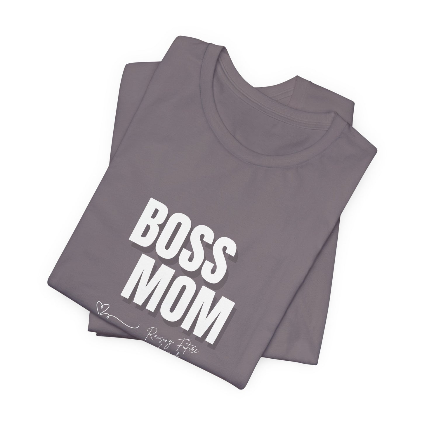 Boss Mom Jersey Short Sleeve Tee - Perfect Gift for Mother's Day and Everyday Wear