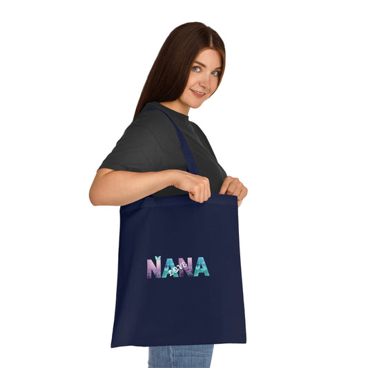 Personalized Nana Love Cotton Tote Bag - Mother's Day Gift - Gift for her
