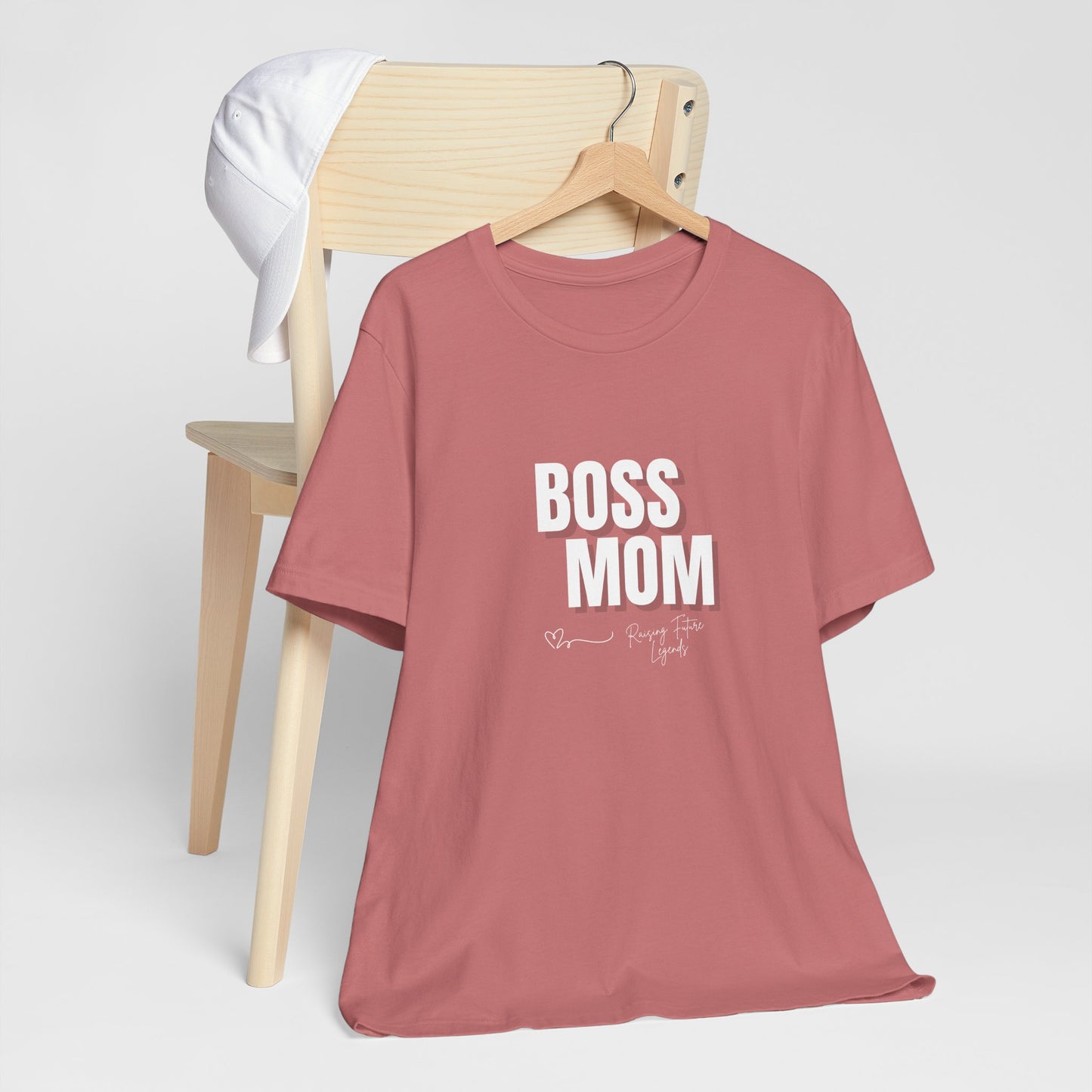 Boss Mom Jersey Short Sleeve Tee - Perfect Gift for Mother's Day and Everyday Wear
