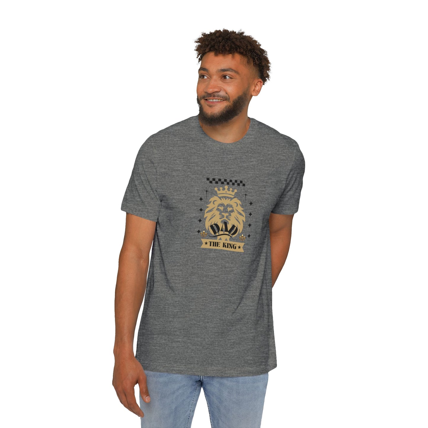 Majestic Lion T-Shirt | The King Design | Jersey Tee, Casual Wear, Gift for Lion Lovers, Birthday, Royalty Theme