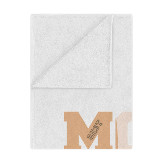Floral Minky Blanket for Mom - Best Ever Gift- Mother's Day
