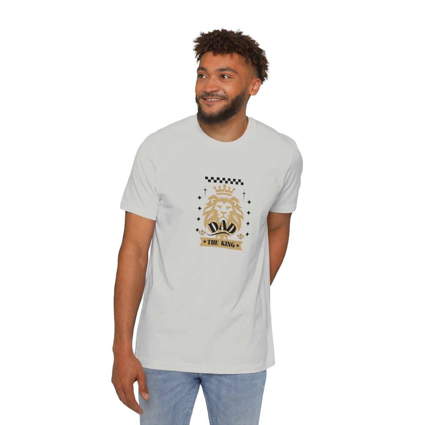 Majestic Lion T-Shirt | The King Design | Jersey Tee, Casual Wear, Gift for Lion Lovers, Birthday, Royalty Theme