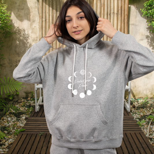 Celestial Phases Women's Hoodie – Moon Phase Sweatshirt, Cozy Astrology Gift, Spiritual Fall Fashion