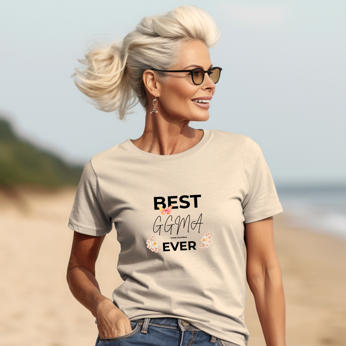 Best GMA Ever Jersey Tee - Ideal Gift for Great Grandmothers