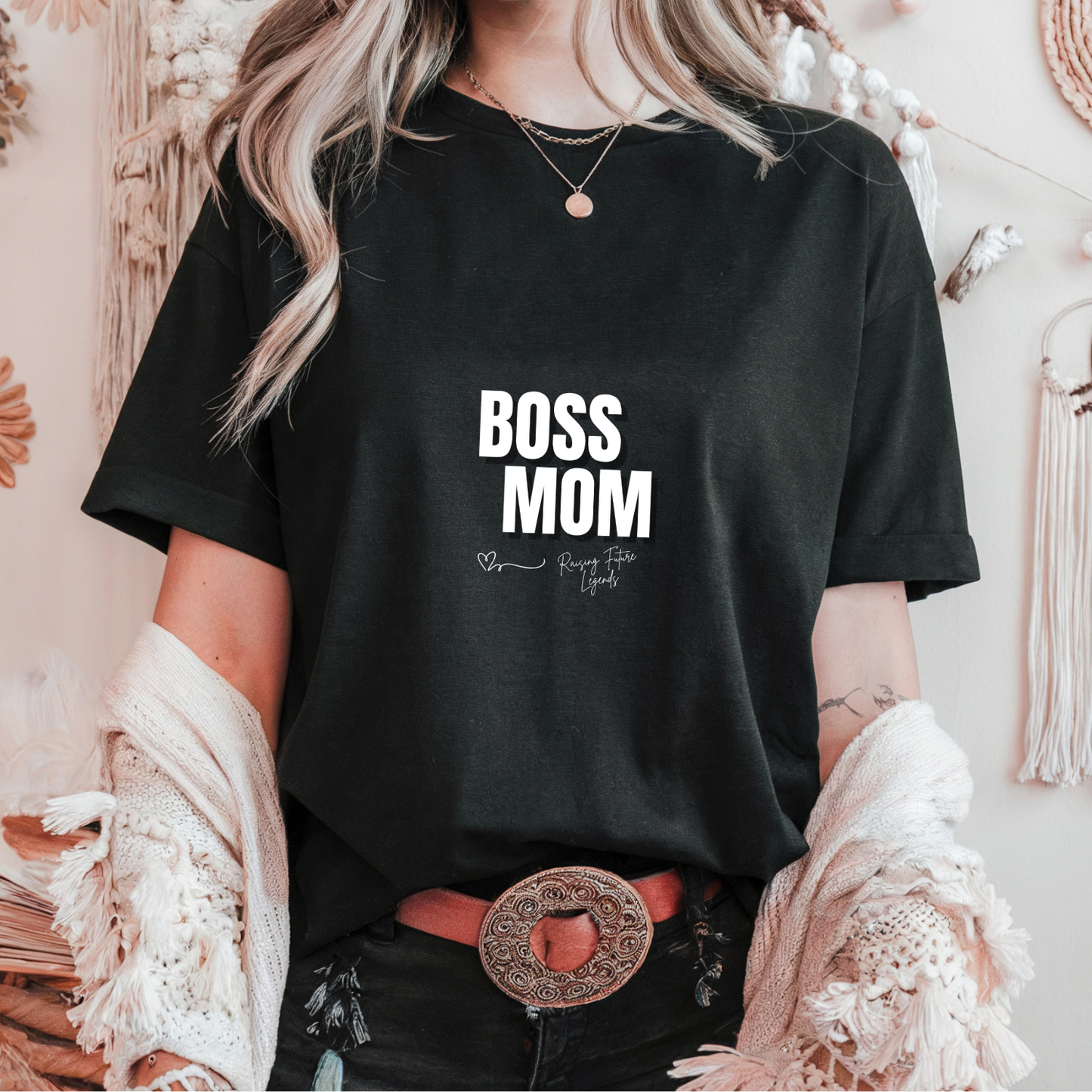 Boss Mom Jersey Short Sleeve Tee - Perfect Gift for Mother's Day and Everyday Wear